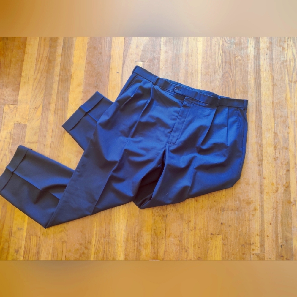 Brooks Brothers 346 Blue Wool Pants 41/31